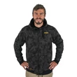 Kép 1/4 - Mikbaits Vastagon bélelt pulóver cipzárral - Fekete Camou - XL