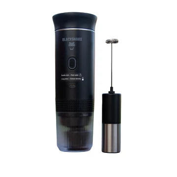 BLACK SNAKE - Hordozható kávéfőző 12v tejhabosítóval