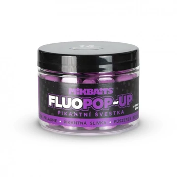 MIKBAITS POP-UP FLUO BOJLI 150ml - FŰSZERES SZILVA 14mm