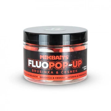 MIKBAITS POP-UP FLUO BOJLI 150ml - ÁFONYA FOKHAGYMA 18mm