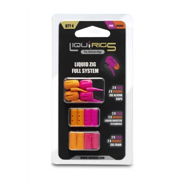 LIQUIRIGS - LIQUID ZIG FULL SYSTEM - NARANCS - LILA 4 db/csomag