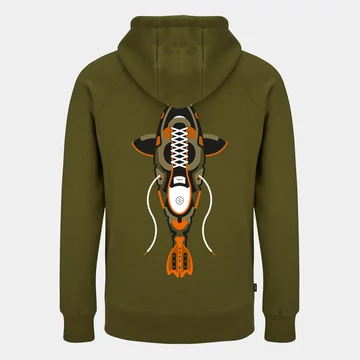 KUMU True Leather Hoodie Pulóver