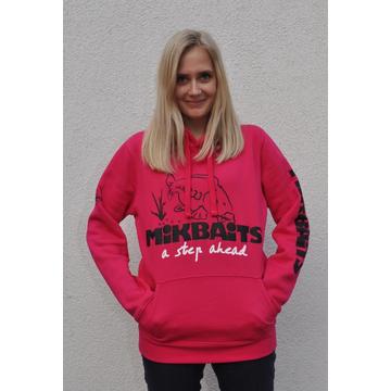 MIKBAITS FANS TEAM NŐI KAPUCNIS PULÓVER – PINK TÖBB MÉRETBEN