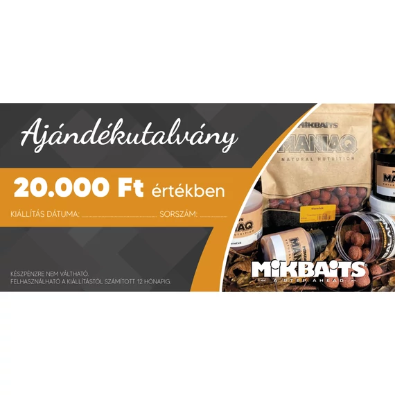 AJÁNDÉKUTALVÁNY 20000 FT