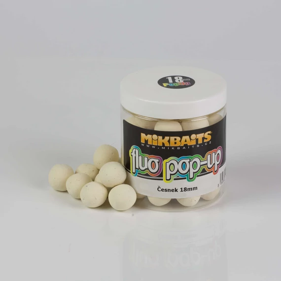 MIKBAITS FLUO POP-UP BOJLI –CESNAK -FOKHAGYMÁS 14 mm