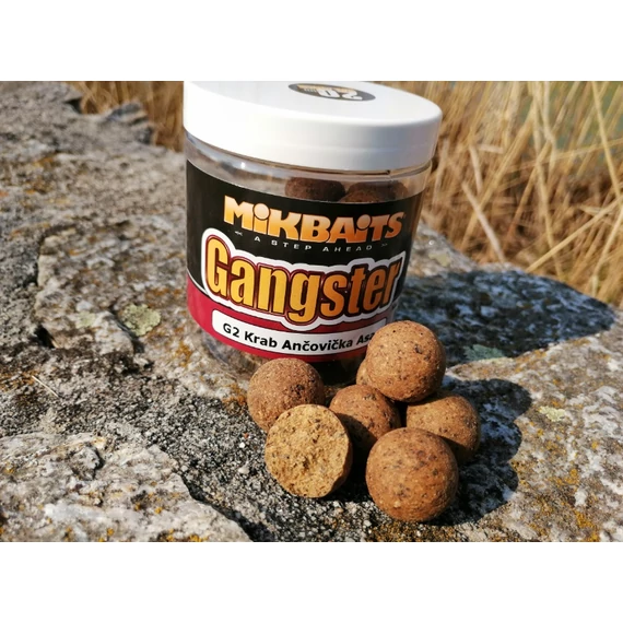 GANGSTER  G2 BALANCE BOJLI  RÁK-SARDINIA ASA( OLAJ ESZENCIA) –   KRAB –ANCOVICKA-ASA   250 ml 20 mm