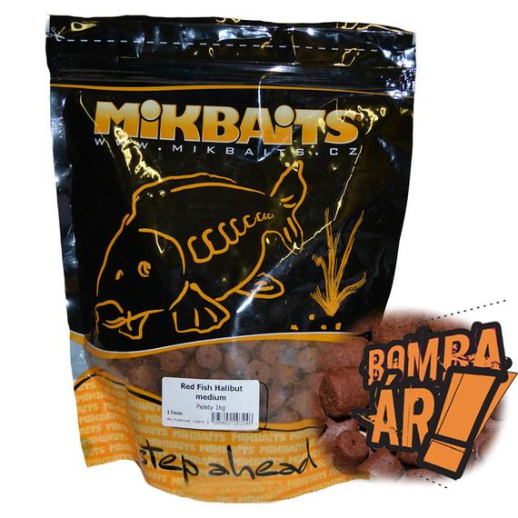MIKBAITS RED FISH HALIBUT PELLET Fúrt – 14 mm 1 kg