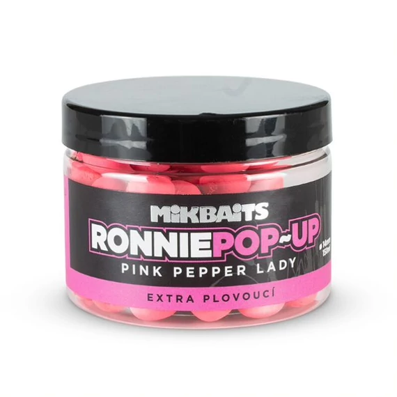 MIKBAITS RONNIE POP-UP FLUO PINK PEPPER LADY 14mm 150ml