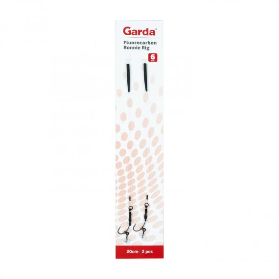 Garda előkötött horog  - RONNIE FLUOROCARBON RIG No. 4 - 2 db