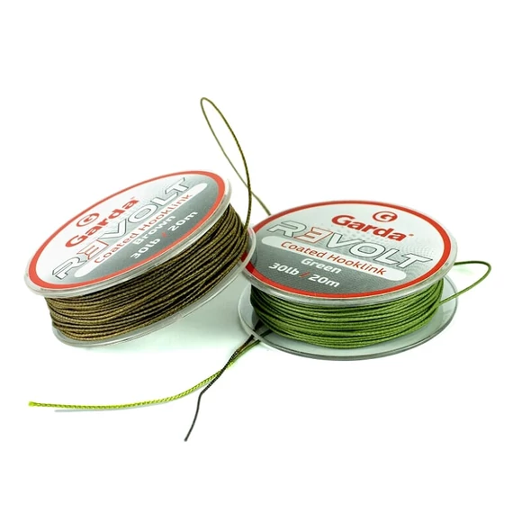 GARDA REVOLT COATED HOOKLINK 20m | 20lb ZÖLD