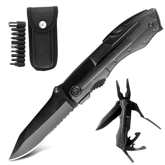 Rozsdamentes Multi-Tool Túlélési Zsebkés - MT030